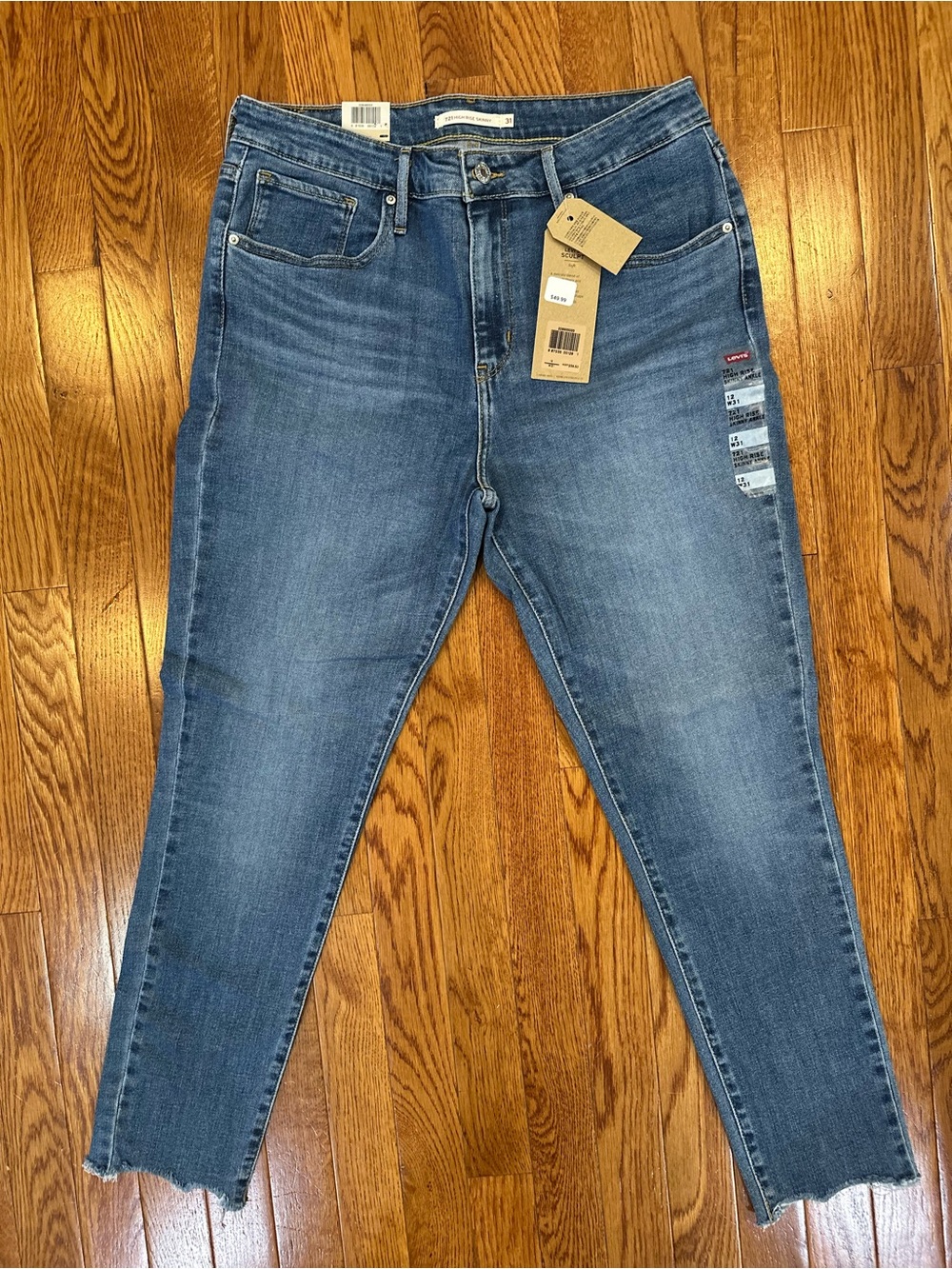 Levi’s 721 high rise skinny ankle jeans women’s size 12 NWT $49.99